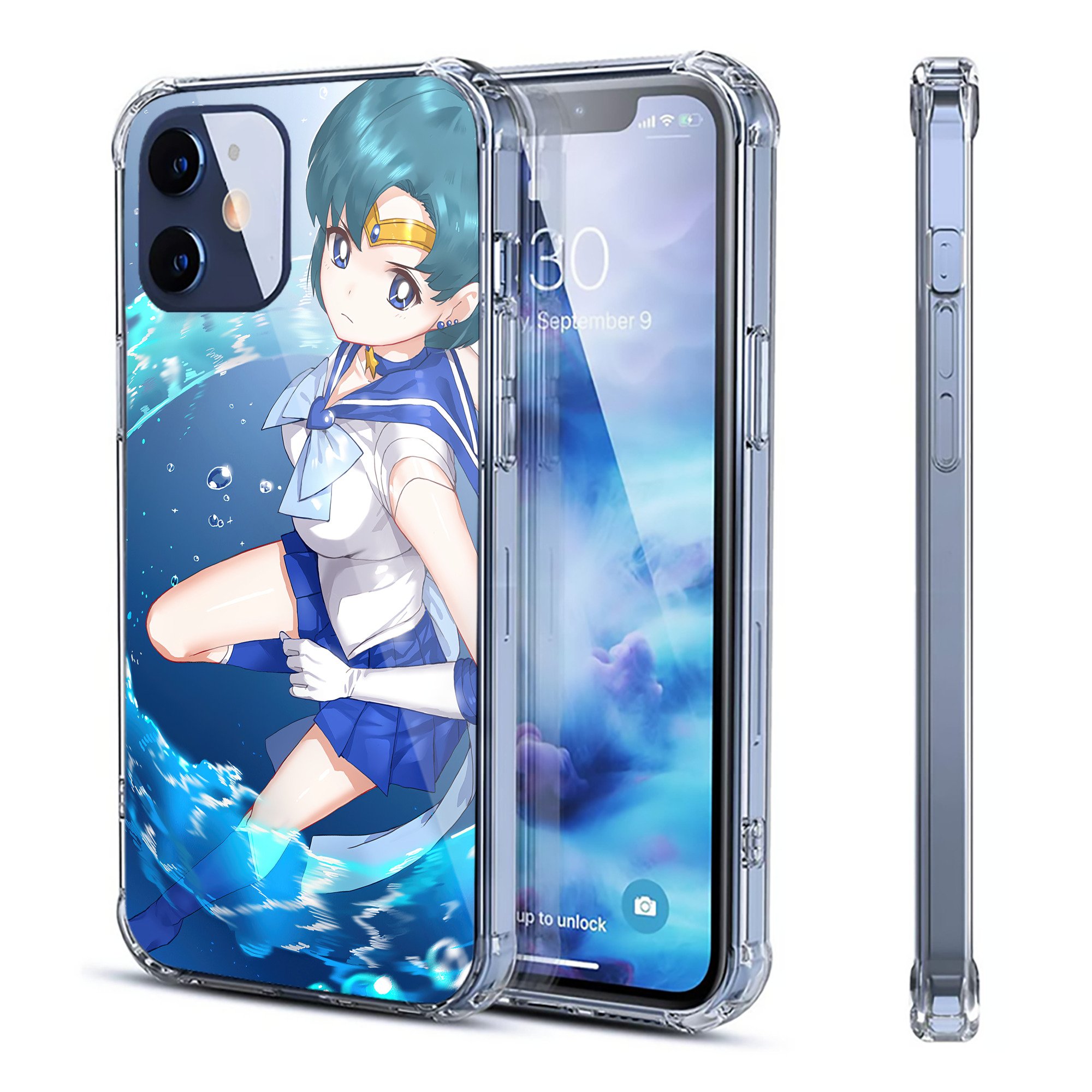 （画像用） 美少女戦士セーラームーン Sailor Moon 【iPhone 12シリーズ対応】透明スマホケース（クリアソフトケース）